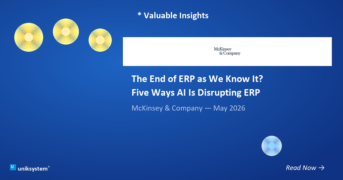 AI disrupting ERP McKinsey five ways artificial intelligence transforming enterprise systems 2026